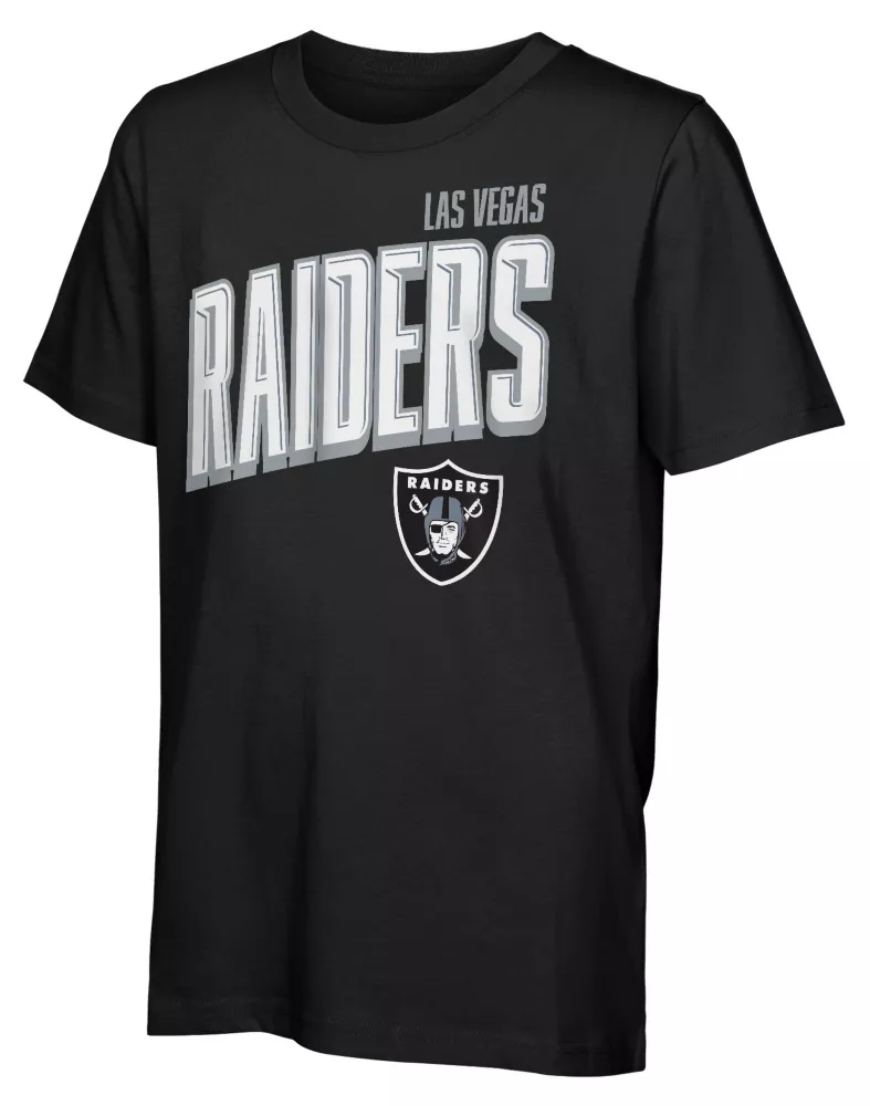 LAS VEGAS RAIDERS KIDS THE MIX COMBO 3 IN 1 T-SHIRT - BLACK/WHITE