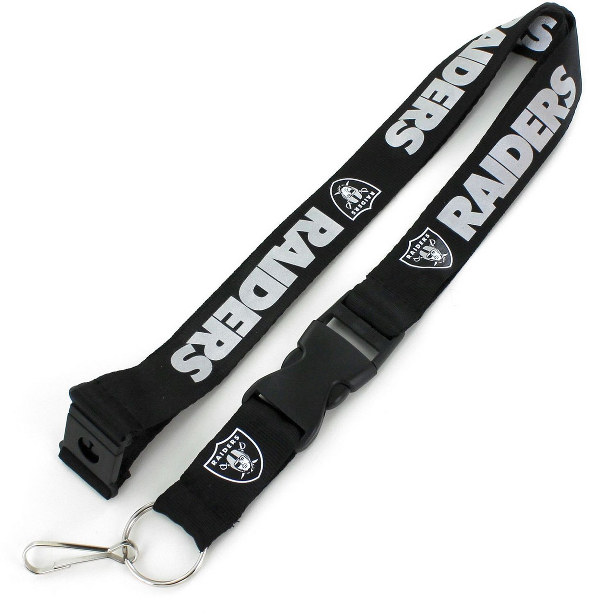LAS VEGAS RAIDERS LANYARDS - BLACK
