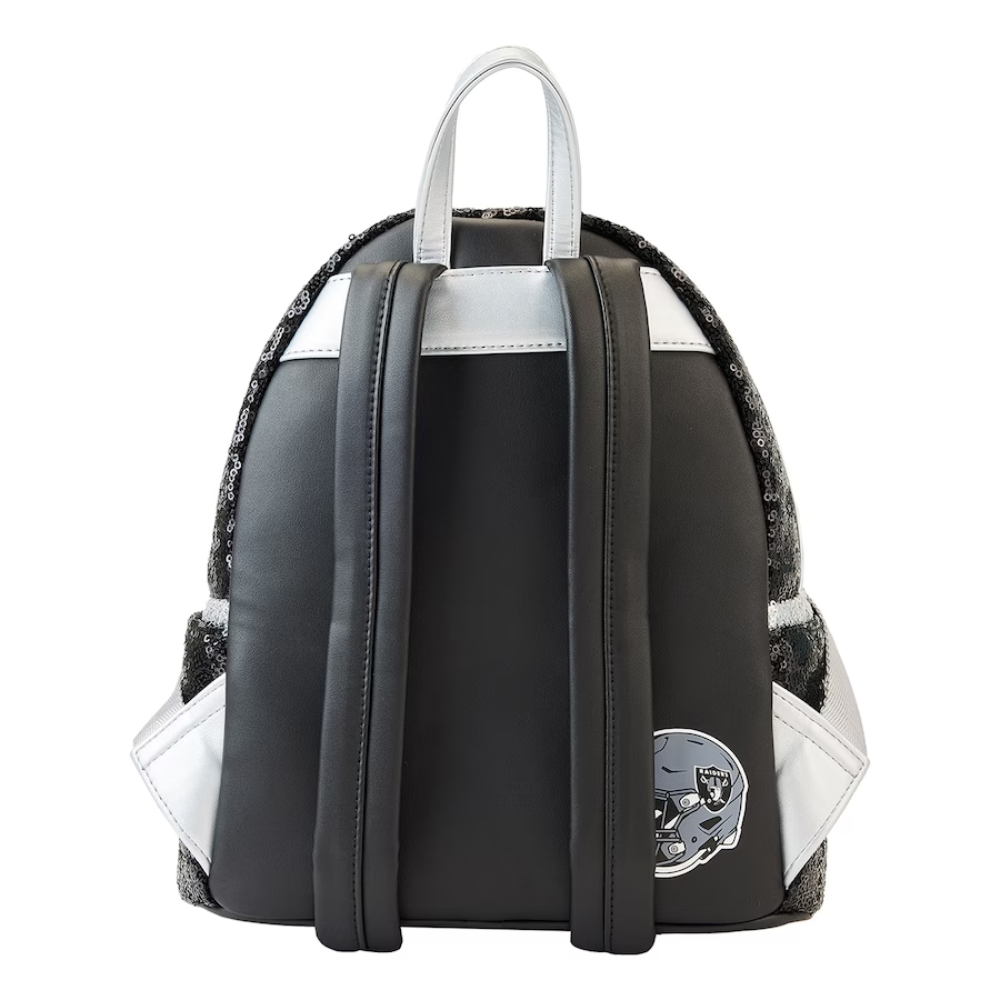 LAS VEGAS RAIDERS LOUNGEFLY SEQUIN MINI BACKPACK