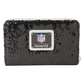 LAS VEGAS RAIDERS LOUNGEFLY SEQUIN ZIP AROUND WALLET