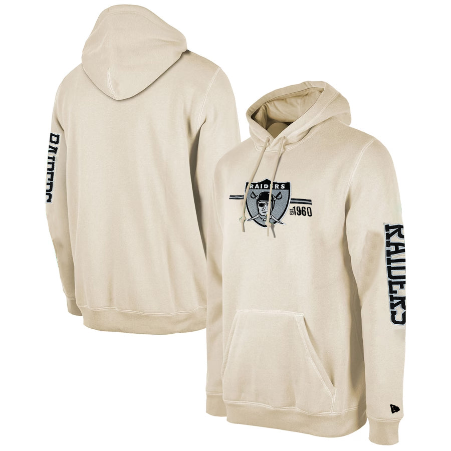 LAS VEGAS RAIDERS MEN'S 2023 HISTORIC SIDELINE HOODED SWEATSHIRT