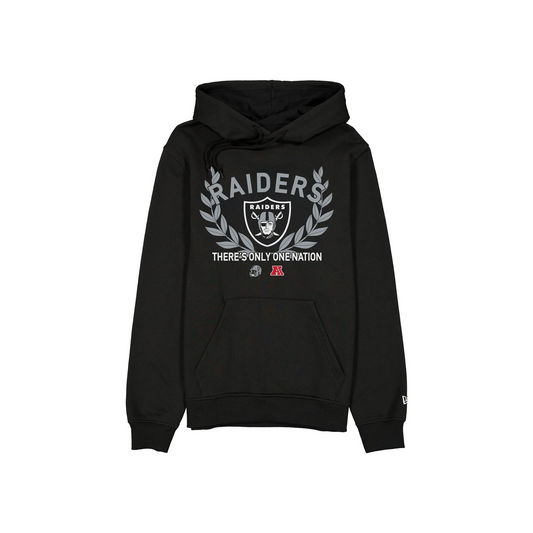 LAS VEGAS RAIDERS MEN'S 2025 NFL DRAFT PULLOVER HOODED SWEATSHIRT - BLACK