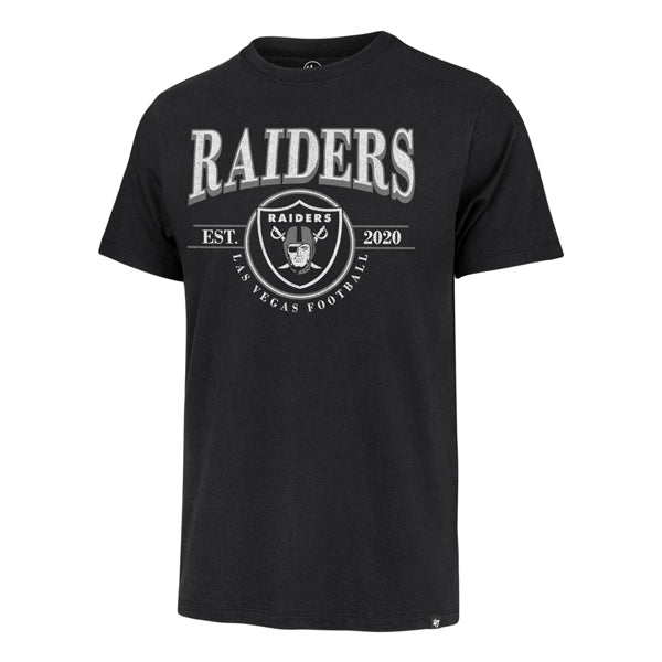 LAS VEGAS RAIDERS MEN'S '47 BRAND DELUXIA FRANKLIN T-SHIRT - BLACK