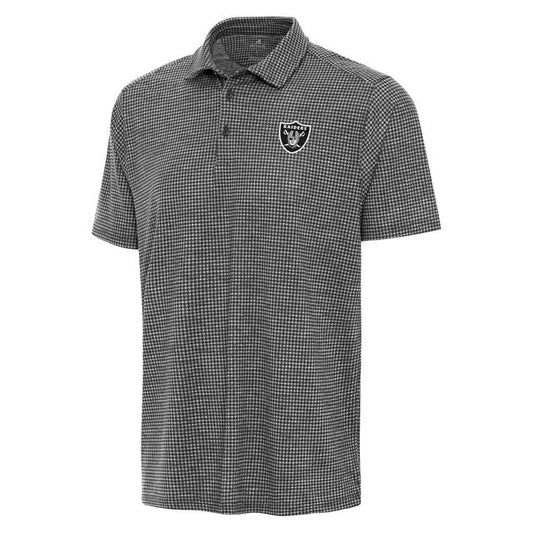LAS VEGAS RAIDERS MEN'S ANTIGUA APPAREL REPLICA POLO - BLACK