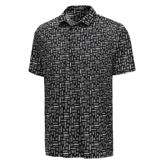 LAS VEGAS RAIDERS MEN'S ANTIGUA SEASON TICKETS POLO - BLACK