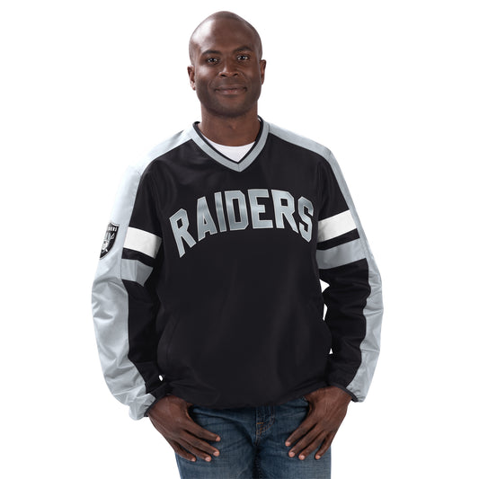 LAS VEGAS RAIDERS MEN'S DRAFT PICK PULLOVER JACKET