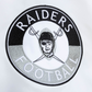 LAS VEGAS RAIDERS MEN'S MITCHELL & NESS CITY COLLECTION LIGHTWEIGHT SATIN JACKET - WHITE