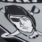 LAS VEGAS RAIDERS MEN'S MITCHELL & NESS DOWNTOWN VINTAGE COACHES FULL-SNAP SATIN JACKET - BLACK