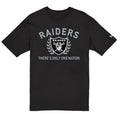 LAS VEGAS RAIDERS MEN'S NEW ERA 2025 NFL DRAFT T-SHIRT - BLACK