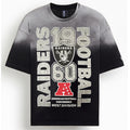 LAS VEGAS RAIDERS MEN'S NEW ERA SPORTS CLASSIC T-SHIRT - BLACK/GRAY