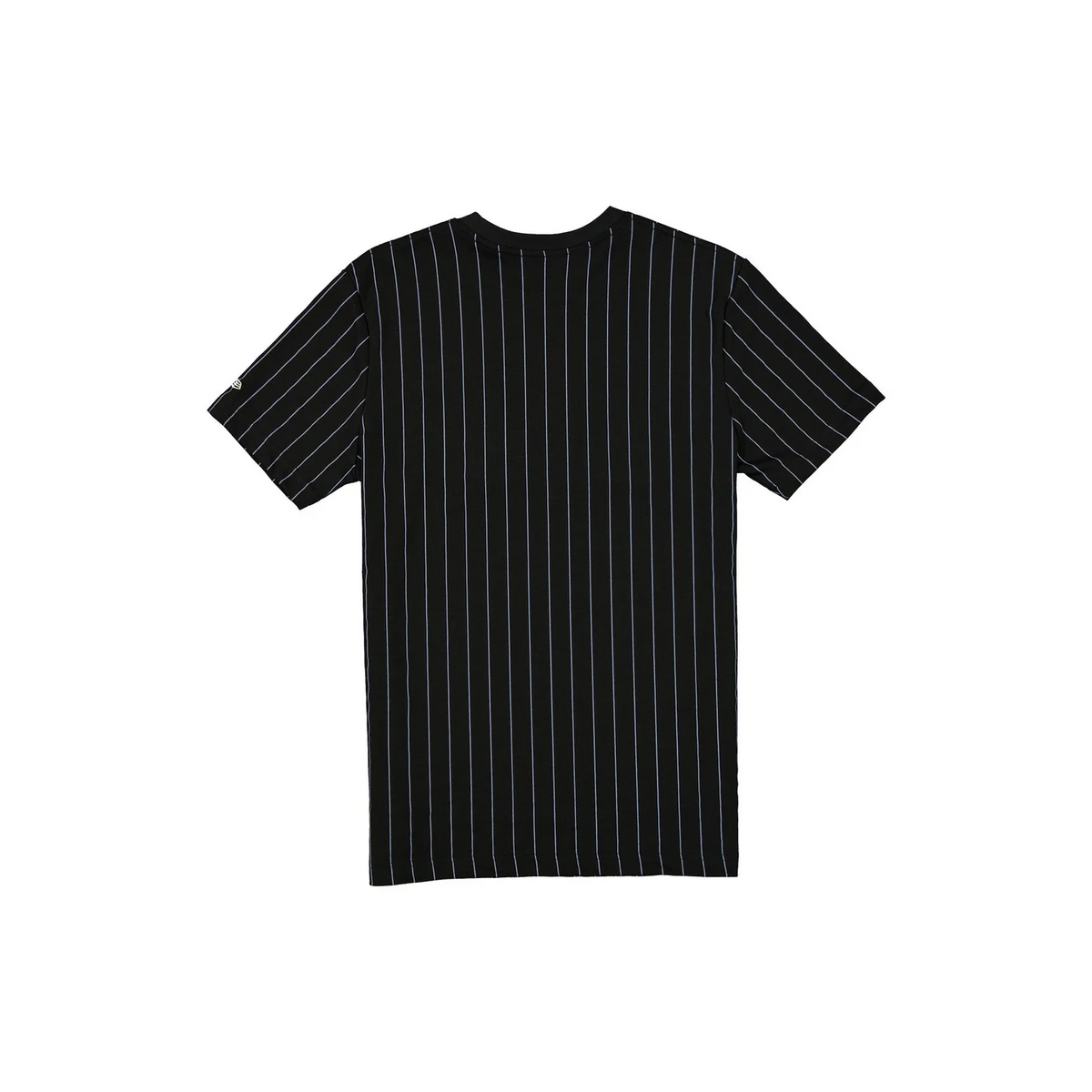 LAS VEGAS RAIDERS MEN'S NEW ERA THROWBACK PINSTRIPE T-SHIRT - BLACK