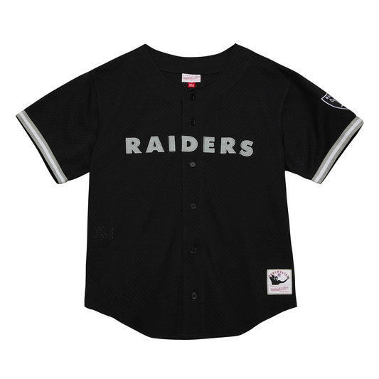 LAS VEGAS RAIDERS MEN'S ON THE CLOCK MESH JERSEY