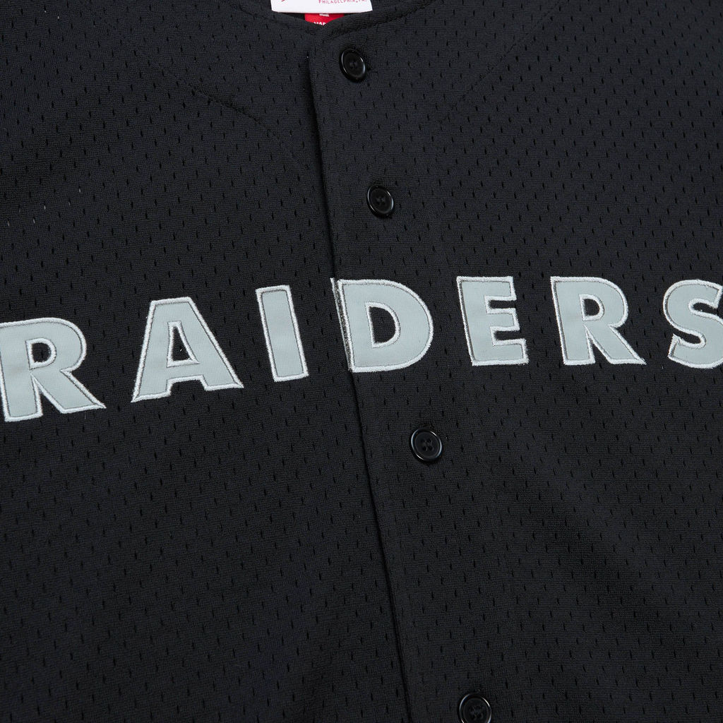 LAS VEGAS RAIDERS MEN'S ON THE CLOCK MESH JERSEY