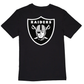 LAS VEGAS RAIDERS MEN'S SCRIPT LOGO BACK T-SHIRT- BLACK
