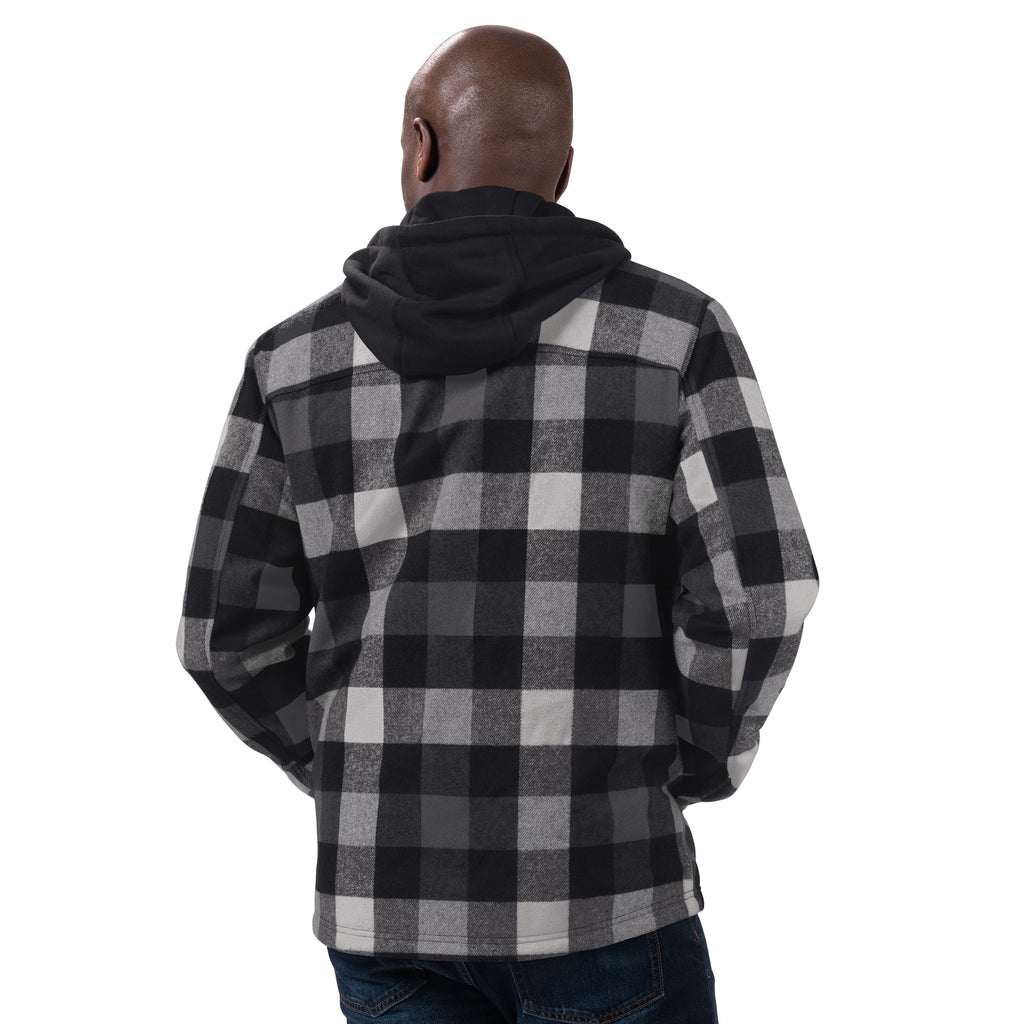 LAS VEGAS RAIDERS MEN'S STARTER PLAID JACKET - BLACK