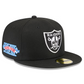 LAS VEGAS RAIDERS NEW ERA X ALPHA INDUSTRIES 59FIFTY FITTED HAT - BLACK