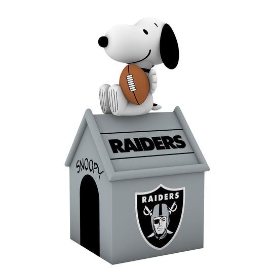 LAS VEGAS RAIDERS NFL INFLATABLE PEANUTS 5' SNOOPY DOG HOUSE