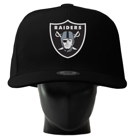 LAS VEGAS RAIDERS NOGGIN OVERSIZED HAT - BLACK