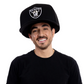 LAS VEGAS RAIDERS NOGGIN OVERSIZED HAT - BLACK