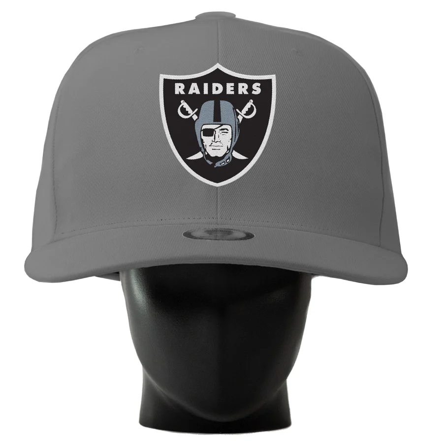 LAS VEGAS RAIDERS NOGGIN OVERSIZED HAT - GRAY