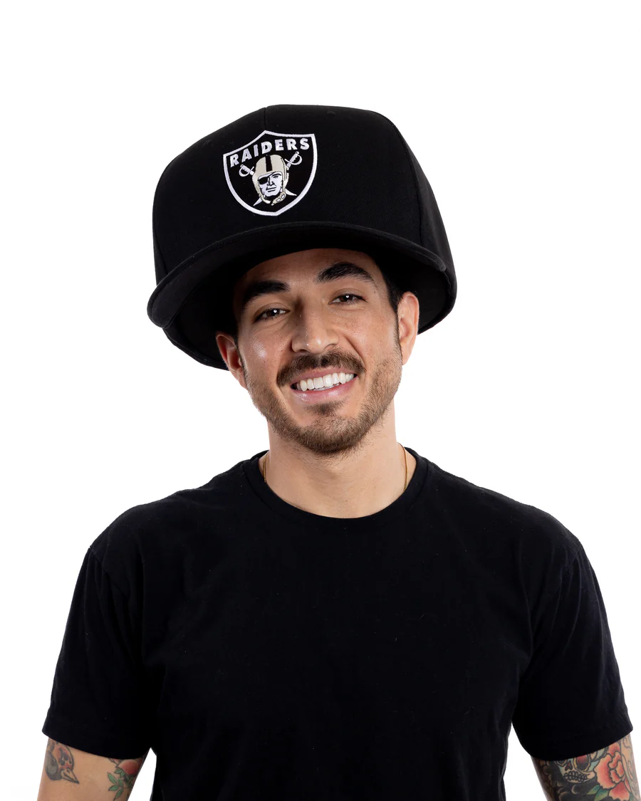 LAS VEGAS RAIDERS NOGGIN OVERSIZED HAT - GRAY