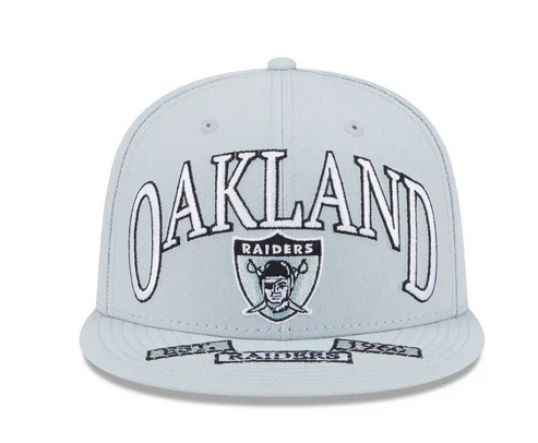 LAS VEGAS RAIDERS OVERSIZED 59FIFTY FITTED HAT - BLACK