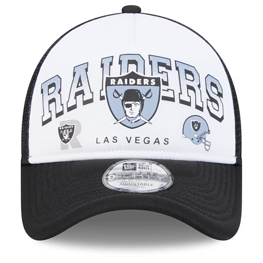 LAS VEGAS RAIDERS RETRO WORDMARK A-FRAME 9FORTY ADJUSTABLE HAT