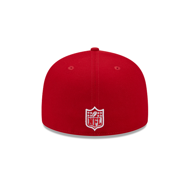 LAS VEGAS RAIDERS SUPER BOWL PATCH XVIII 59FIFTY FITTED - SCARLET