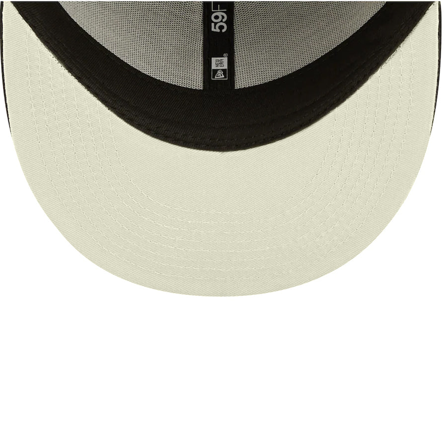 LAS VEGAS RAIDERS SUPER BOWL XV MOCHA CUSTOM 59FIFTY FITTED HAT - BROWN/BLACK