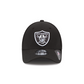 LAS VEGAS RAIDERS TEAM CLASSIC 39THIRTY FLEX FIT HAT - BLACK