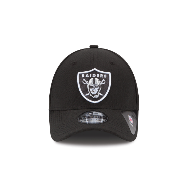LAS VEGAS RAIDERS TEAM CLASSIC 39THIRTY FLEX FIT HAT - BLACK
