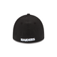 LAS VEGAS RAIDERS TEAM CLASSIC 39THIRTY FLEX FIT HAT - BLACK