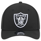 LAS VEGAS RAIDERS TEAM COLLECTION 9FORTY M-CROWN SNAPBACK ADJUSTABLE HAT - BLACK