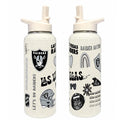 LAS VEGAS RAIDERS THE MEMORY COMPANY 34 OZ. BLING QUENCHER BOTTLE