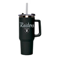 LAS VEGAS RAIDERS THE MEMORY TUMBLER 40 OZ. SINGLE HIT BLING TUMBLER - BLACK