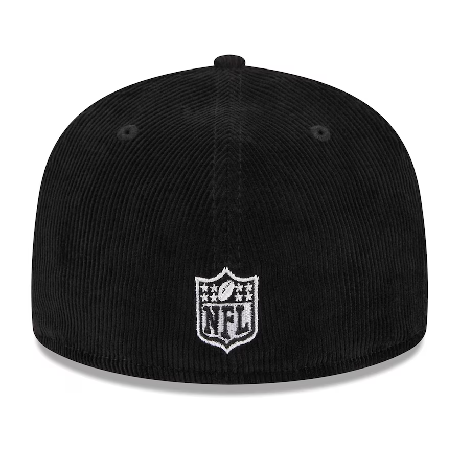 LAS VEGAS RAIDERS THROWBACK CORD 59FIFTY FITTED HAT