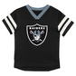 LAS VEGAS RAIDERS TODDLER OUTERSTUFF RED ZONE T-SHIRT & PANT SET - BLACK/GRAY