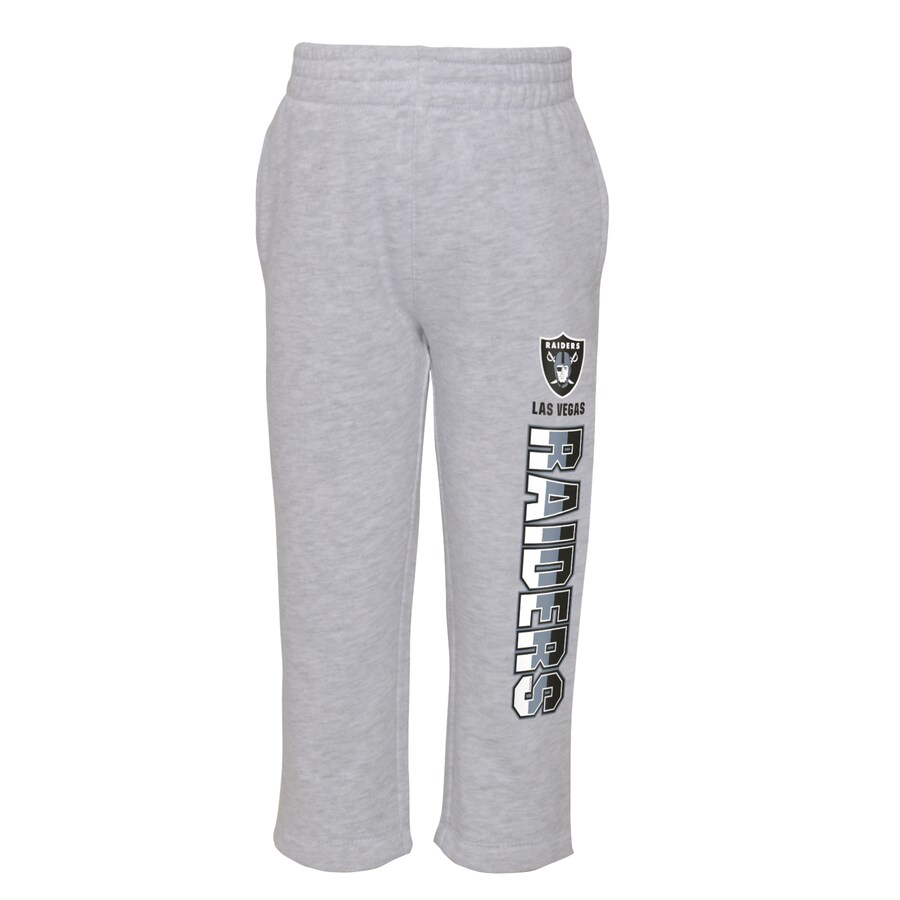 LAS VEGAS RAIDERS TODDLER PLAYMAKER FLEECE HOODED SWEATSHIRT AND PANT SET