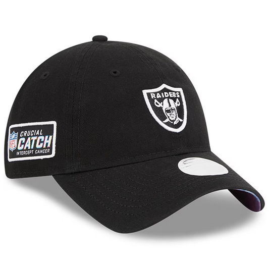 LAS VEGAS RAIDERS WOMEN'S 2023 CRUCIAL CATCH 9TWENTY ADJUSTABLE HAT