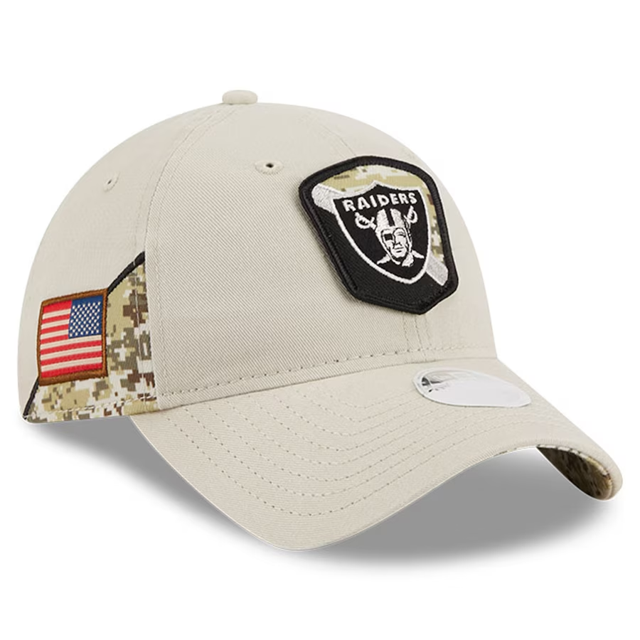 LAS VEGAS RAIDERS WOMEN'S 2023 SALUTE TO SERVICE 9TWENTY ADJUSTABLE HAT