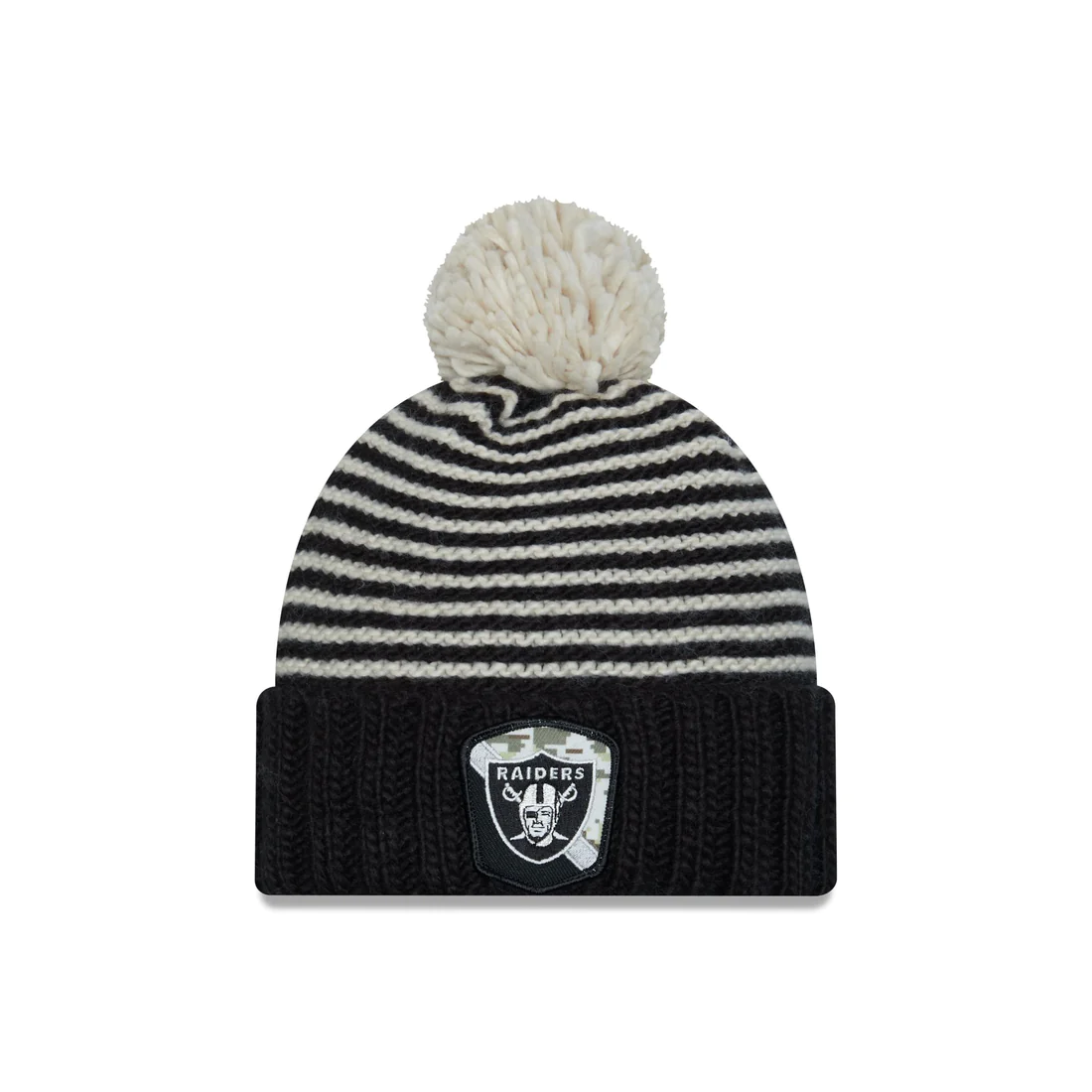 LAS VEGAS RAIDERS WOMEN'S 2023 SALUTE TO SERVICE CUFFED KNIT