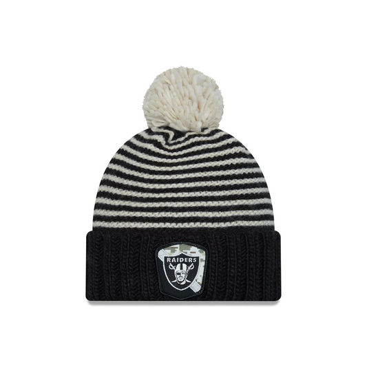 LAS VEGAS RAIDERS WOMEN'S 2023 SALUTE TO SERVICE CUFFED KNIT