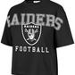 LAS VEGAS RAIDERS WOMEN'S '47 BRAND OUTREACH CITY T-SHIRT - BLACK