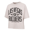 LAS VEGAS RAIDERS WOMEN'S '47 BRAND WINDTHROW RAVINE CROPPED T-SHIRT - MOJAVE