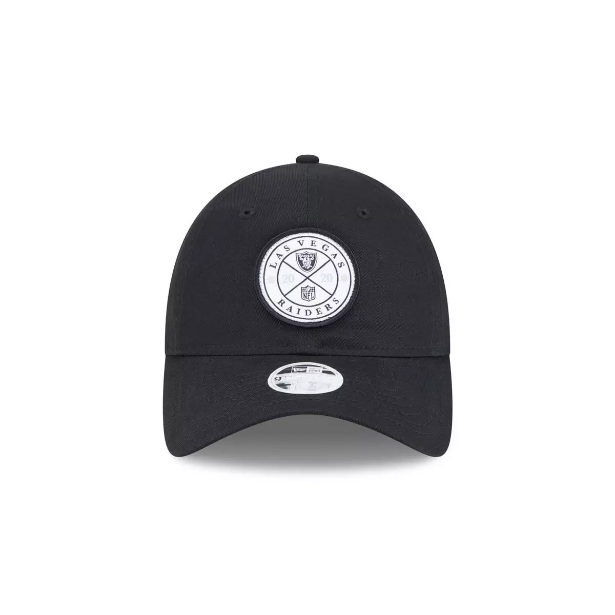 LAS VEGAS RAIDERS WOMEN'S BLOOM 9TWENTY ADJUSTABLE HAT - BLACK