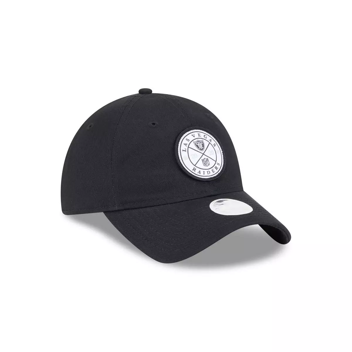 LAS VEGAS RAIDERS WOMEN'S BLOOM 9TWENTY ADJUSTABLE HAT - BLACK