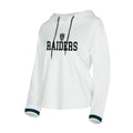 LAS VEGAS RAIDERS WOMEN'S BOROUGH PULLOVER HOODED SWEATER