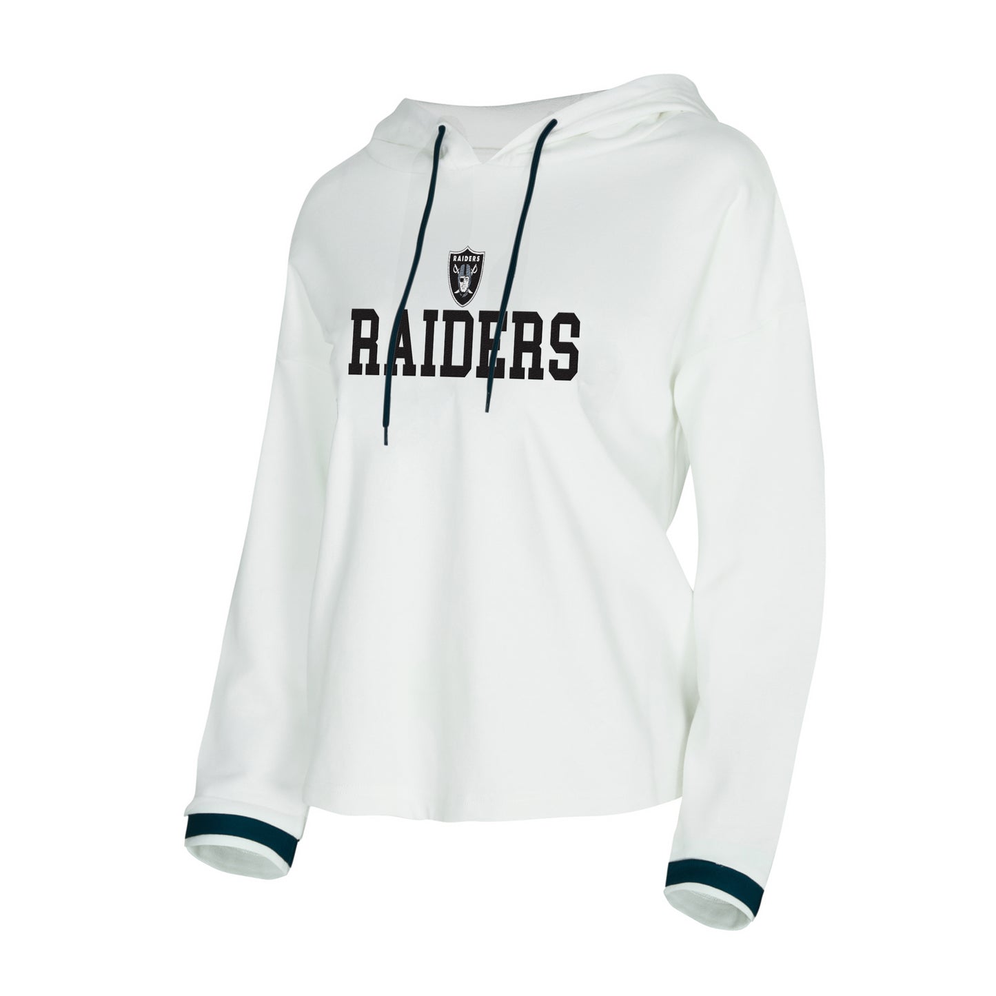 LAS VEGAS RAIDERS WOMEN'S BOROUGH PULLOVER HOODED SWEATER