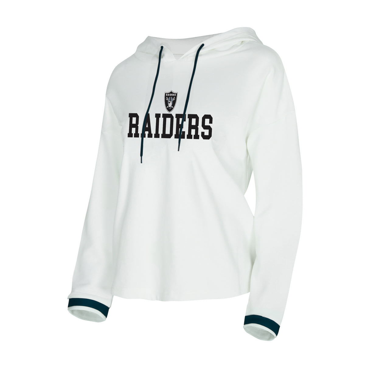 LAS VEGAS RAIDERS WOMEN'S BOROUGH PULLOVER HOODED SWEATER