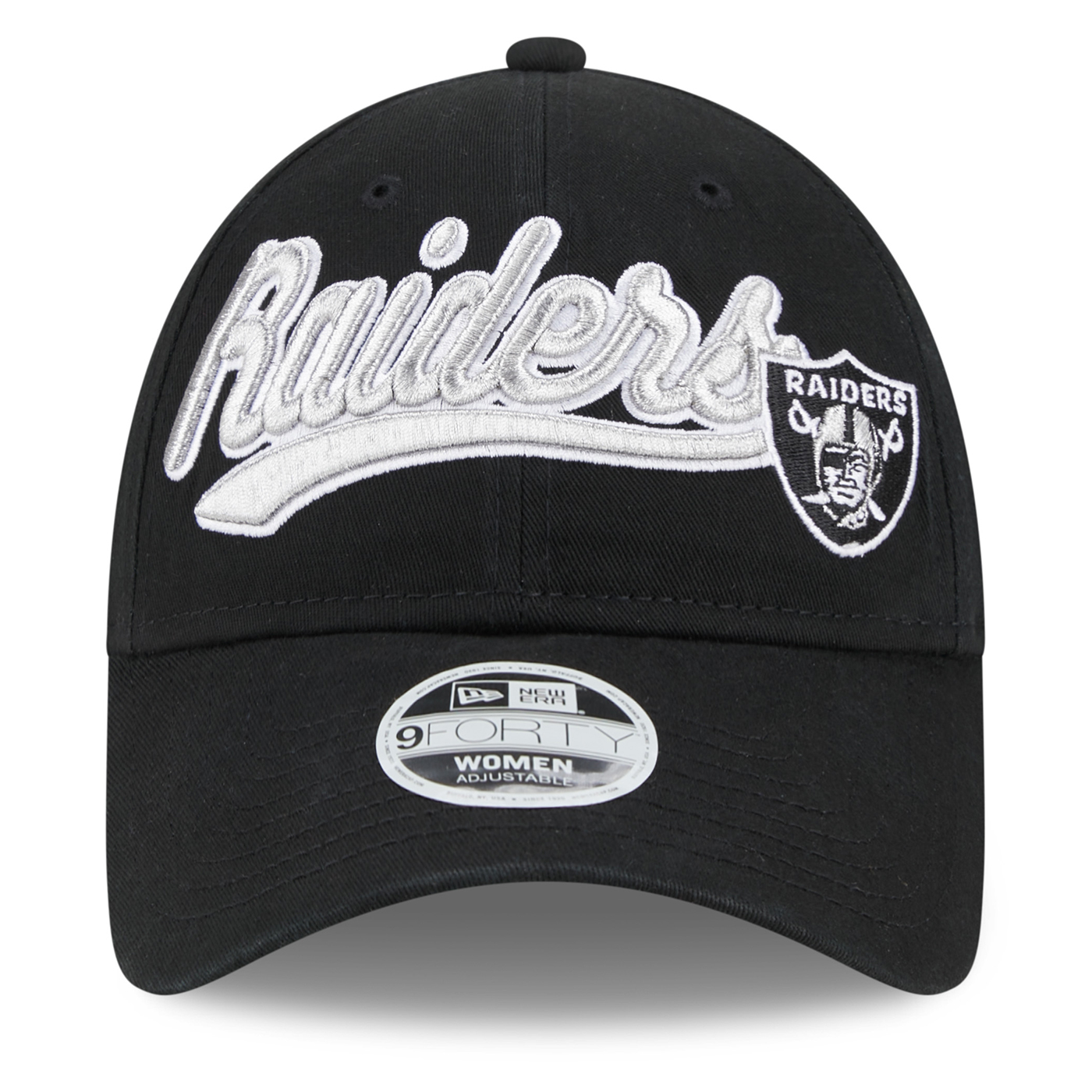 Las Vegas Raiders Script Classic Snapback Cap Hat Adjustable Black